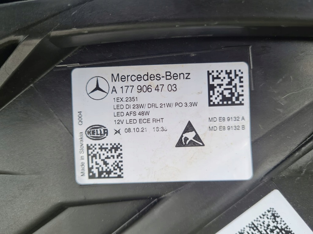 фото №15, Mercedes a klasa w177 177 лампи full led performance 1779064703 1779064803