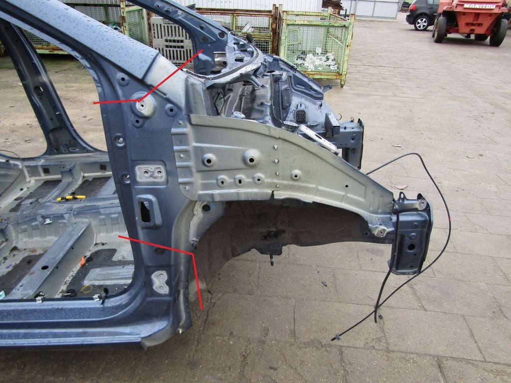 фото №1, Kia picanto iii 24r лонжерон права чверть перед передня правий eu3