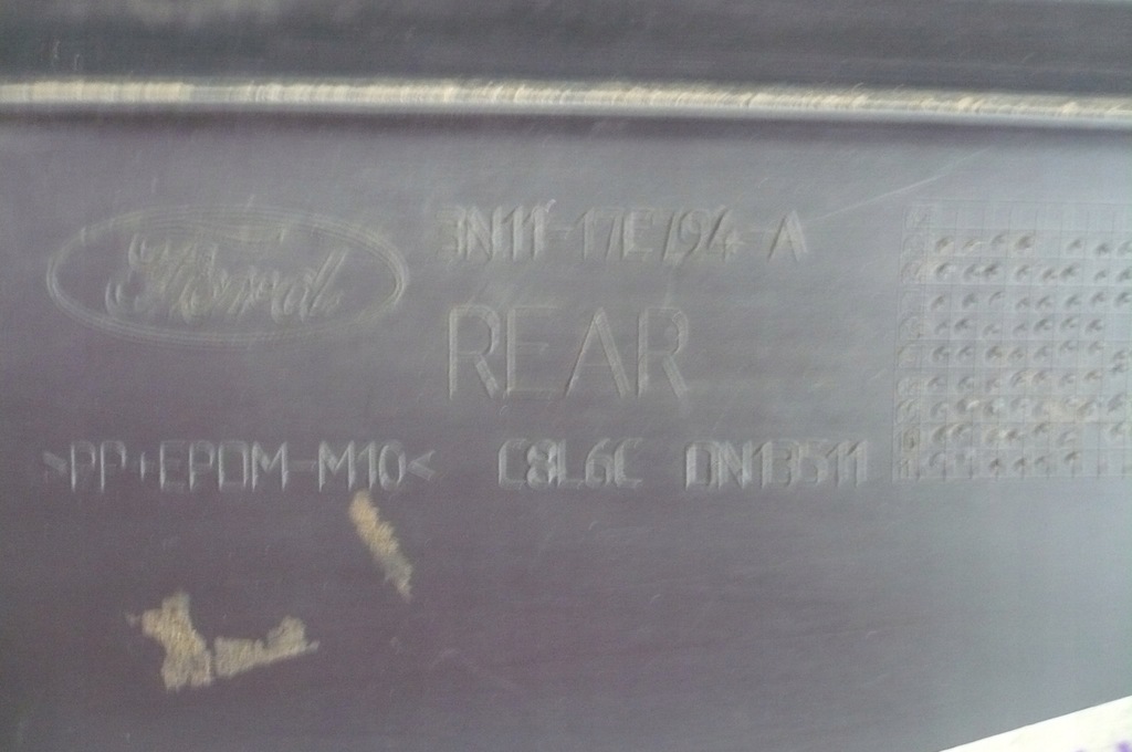 фото №12, Ford fusion 2002-12 молдинг спойлер накладка бампера задняя