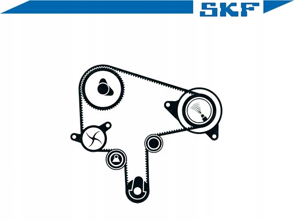 фото №2, Комплект - набор ремень распределительного вала [skf]
