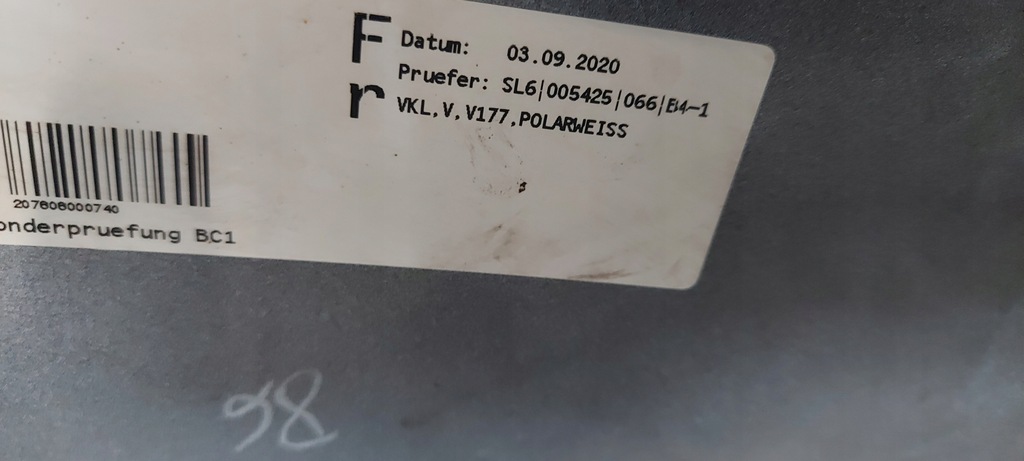 фото №15, Mercedes w177 бампер перед решітка радіатора решітка радіатора ґрати абсорбер датчики