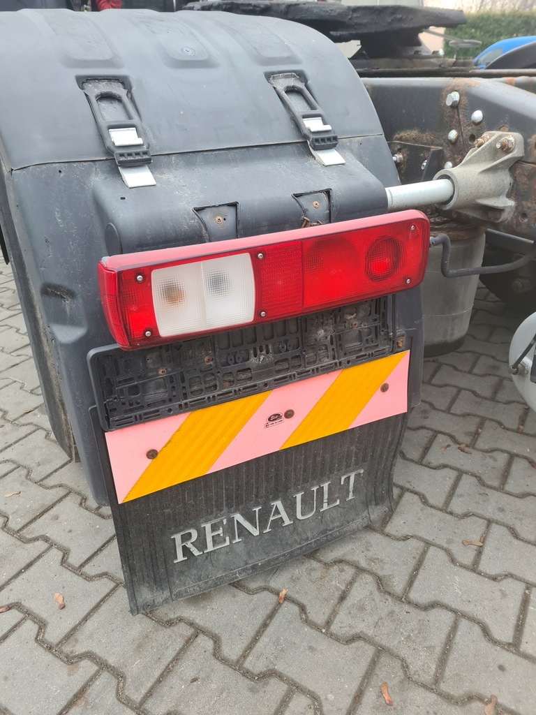 фото №1, Крила лівий задня лампа бризковик kompletny renault premium magnum dxi