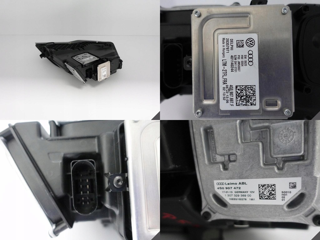 фото №11, Audi r8 420 lift 12-15 full led комплектна ліва usa