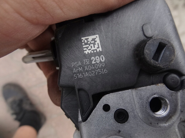 фото №6, Замок ручка дверь правый перед задняя peugeot 5008 i