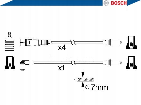 фото №2, Дроти wys. nap. vw golf iii bosch