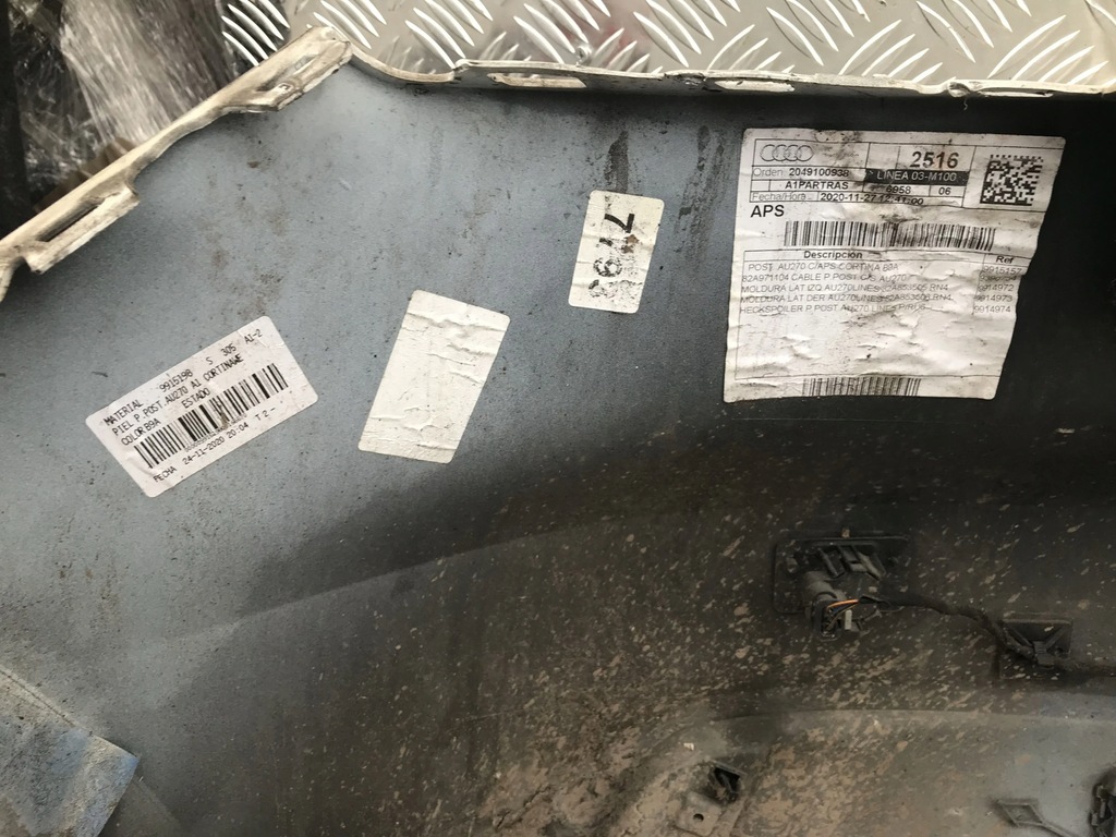 фото №7, Бампер задняя задний pdc audi a1 ii gb 18- lb9a