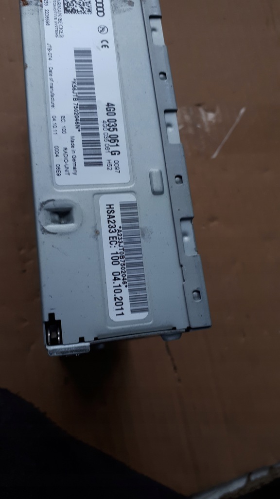 фото №9, A5 lift a4 s4 a6 тюнер радио 4g0035061g