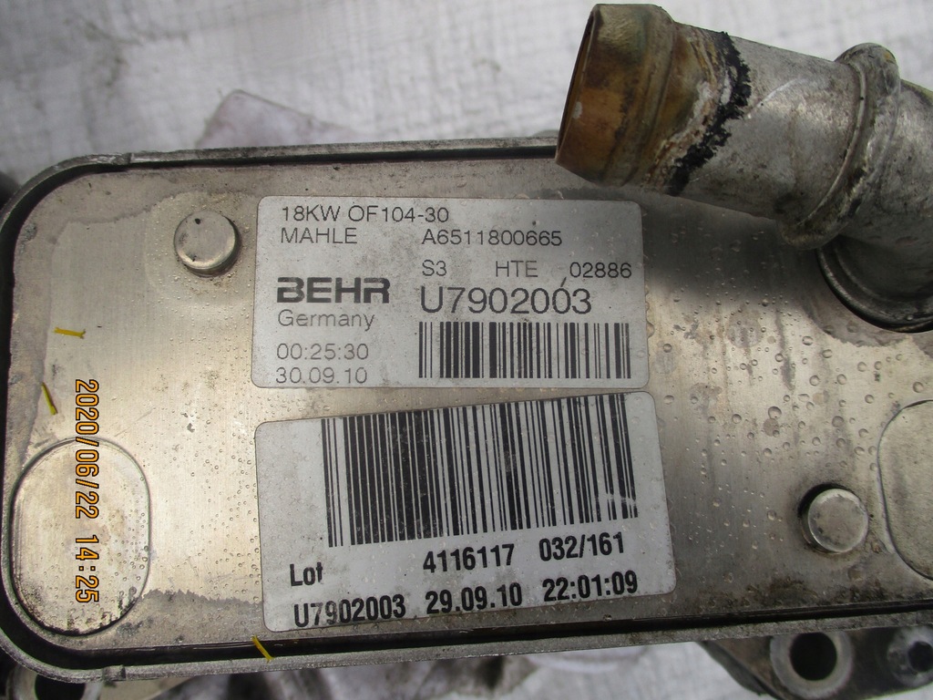 фото №15, Основа фільтра оливи mercedes sprinter 906 vito w212 w204 glk 2.2 cdi