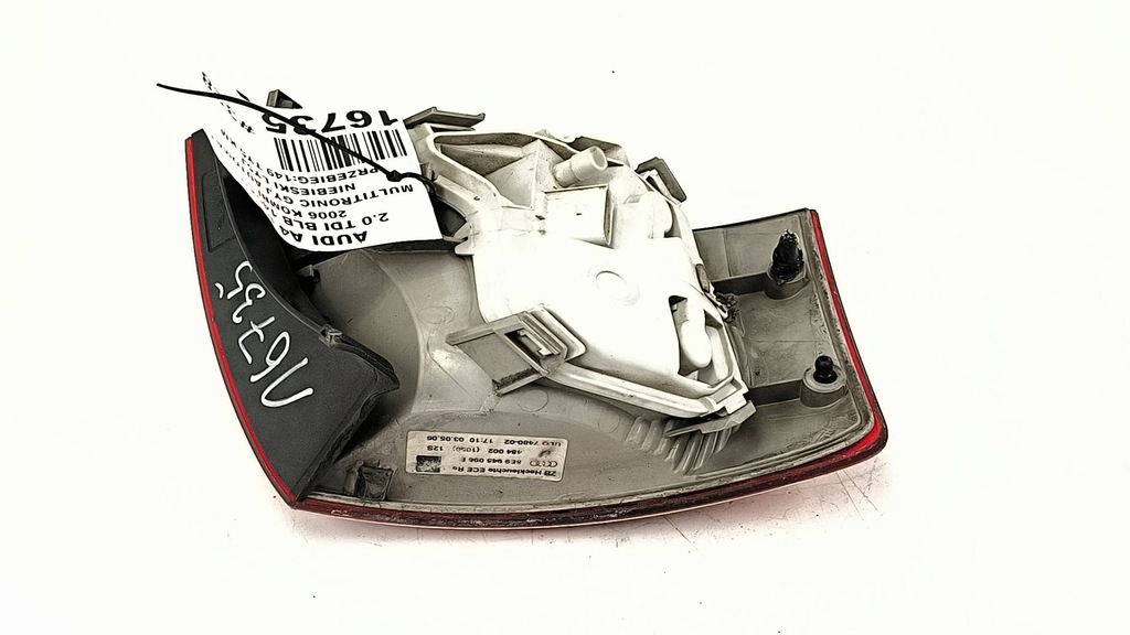 фото №7, Лампа правая задняя 8e9945096b audi a4 b7