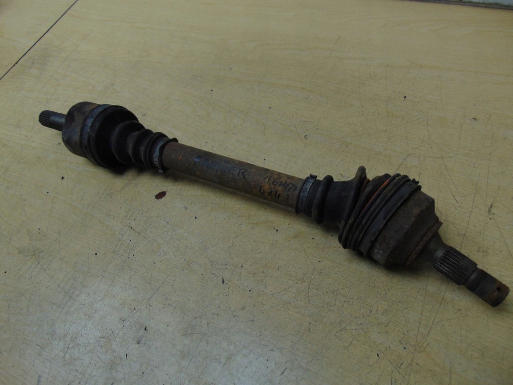 фото №5, Привідний вал ліва перед partner berlingo iii 1.6 hdi 4x4