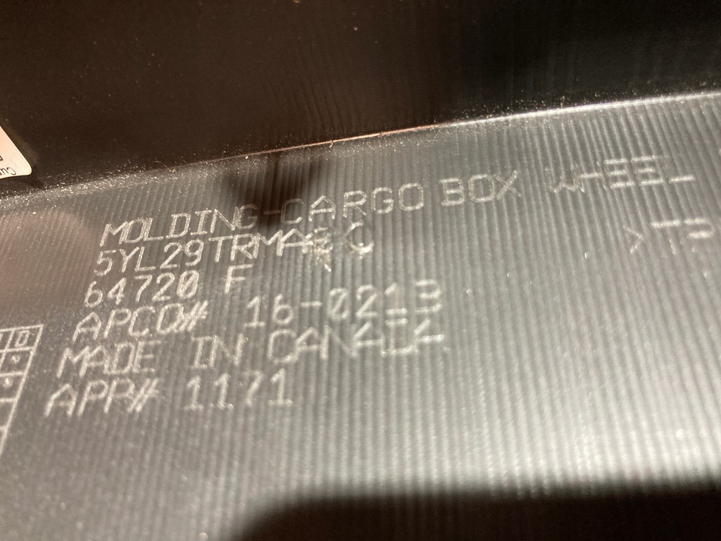 фото №14, Молдинг крила lewego заднього dodge ram 1500