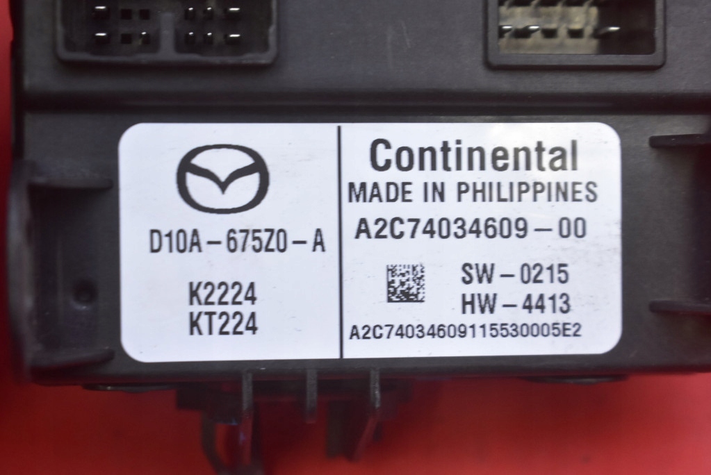 фото №7, Блок управления модуль bsi d10a-675z0-a a2c74034609 mazda mx5 mx-5 iv nd 2.0 160km