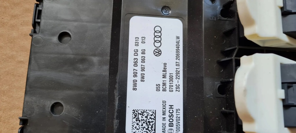 Q5 80a sq5 модуль блок керування комфорту 8w0907063dg a4 b9 a5 8w Зі Шроту