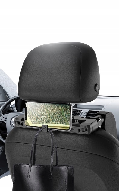 фото №10, Підголівник автомобіля спинка голови подушка - карбон