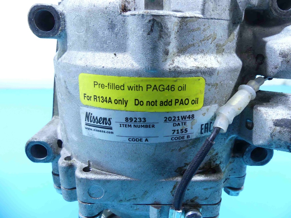 фото №5, Компрессор кондиционера honda civic vii 1.6 16v