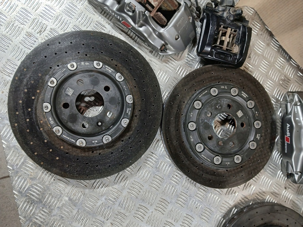 фото №12, Audi r8 4s ceramika тормозные диски керамические карбон 2016-2023