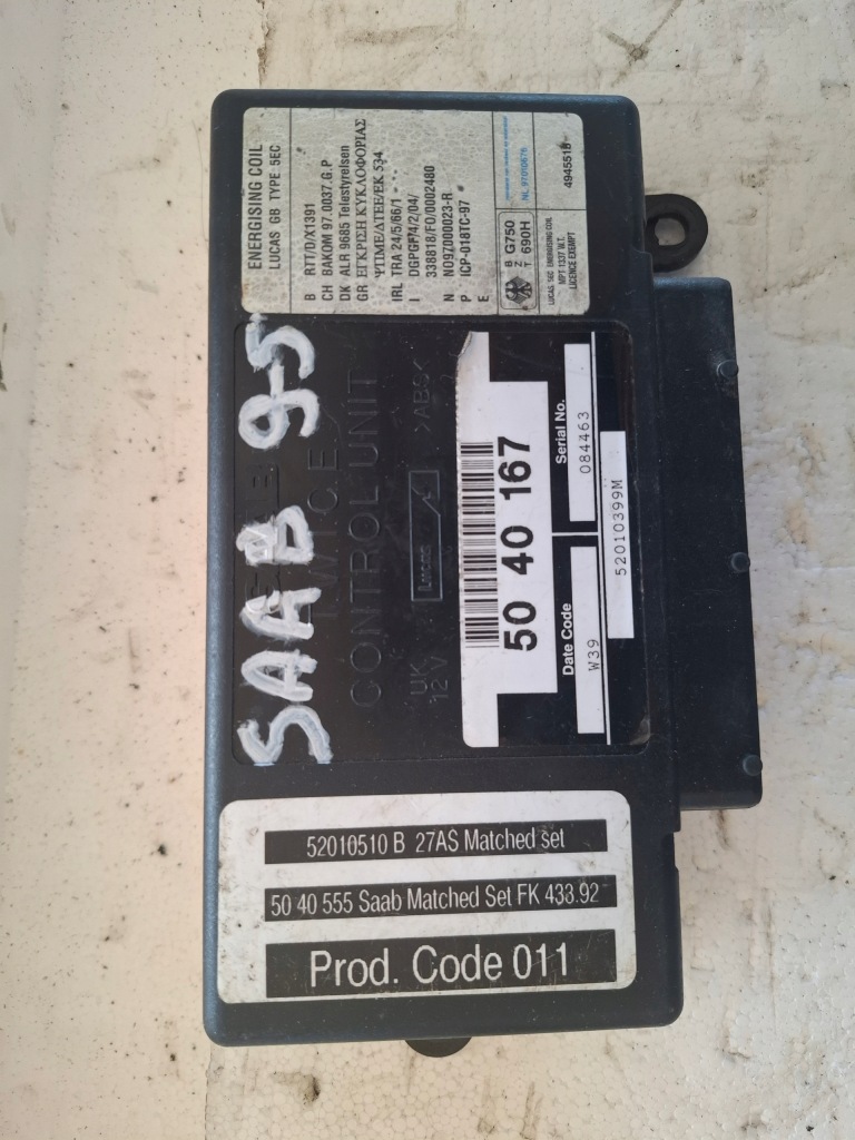 фото №1, Saab модуль блок керування 5040167