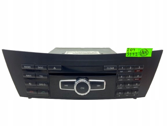 фото №1, Mercedes w204 comand радіо навігація a2049005112