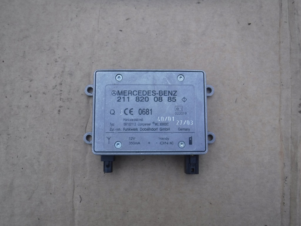 фото №1, Усилитель антенны mercedes w211 2118200885