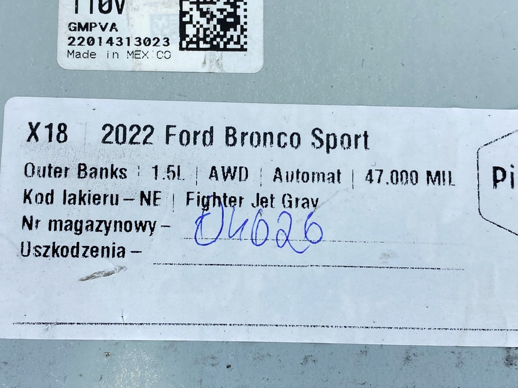 фото №6, Інвертор ford bronco sport 2020+ escape kuga mk3 usa