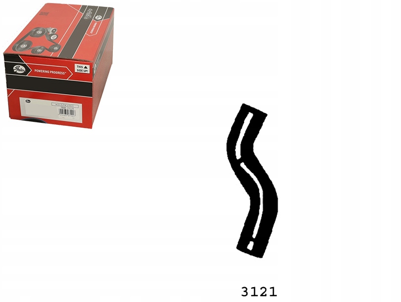 фото №1, Шланг гибкий радиатора [gates]