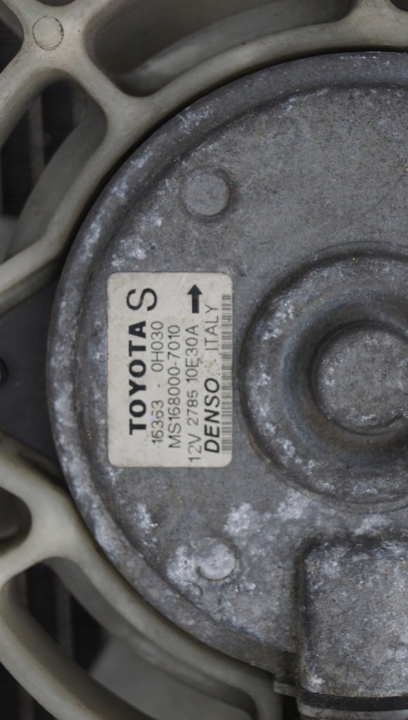 фото №10, Радиатор вентилятор toyota avensis t25 1.8 b