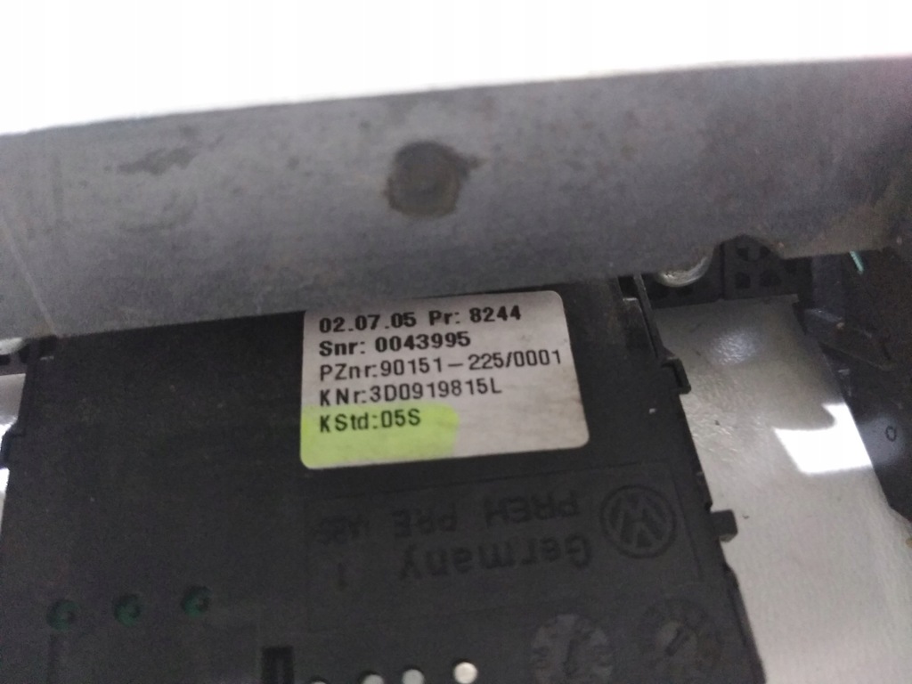 фото №7, Молдинг середня перемикач обдув vw phaeton