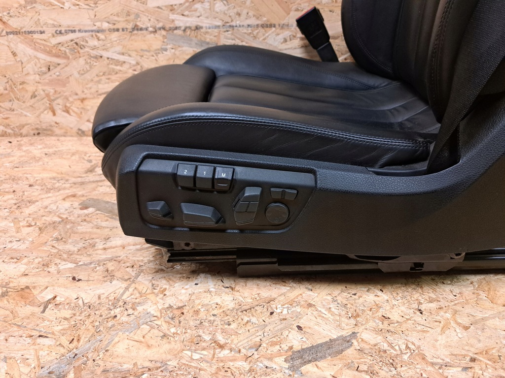 фото №6, Левый сиденье водителя czarna кожа bmw 6 f06 f12 f13 m-pakiet eu