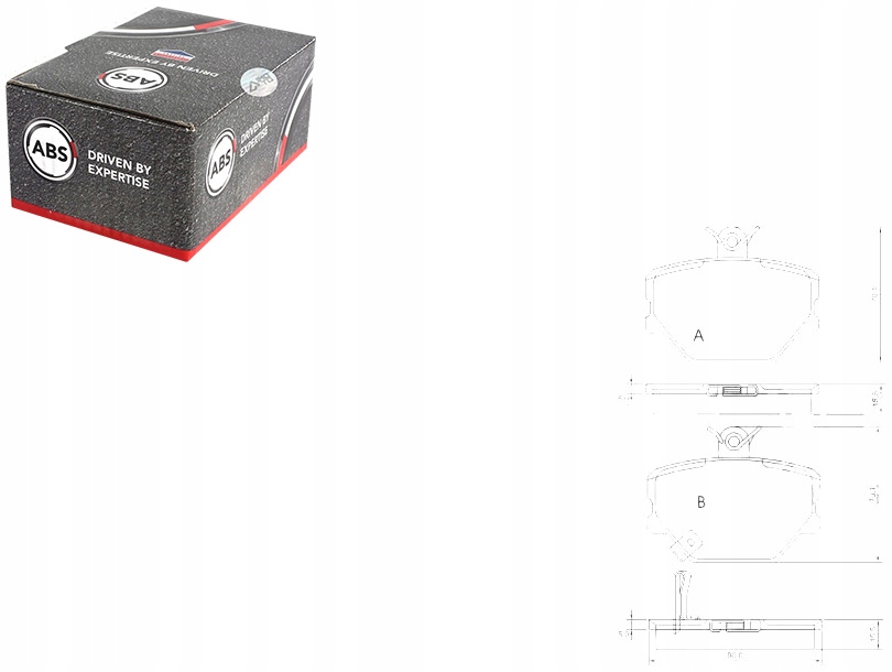 Купити Гальмівні колодки гальмівні smart 98-04 a.b.s.