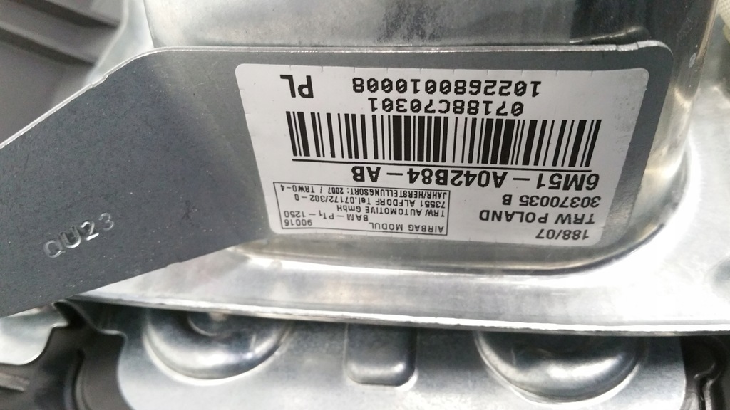 фото №14, Консоль подушки безпеки натягувачі датчик ford focus ii 2