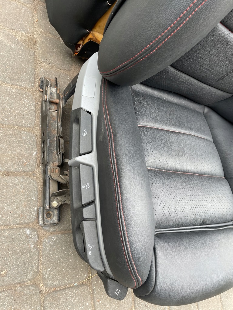 фото №10, Сидіння сидіння лівий правий заднє сидіння bmw e36 cabrio шкіра чорний obszyte