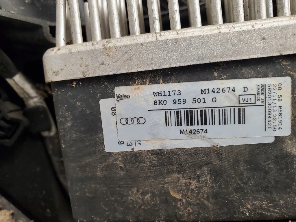 Audi q5 2.0 benzin 162kw 8t0260401d набір радіатор води oem Київ