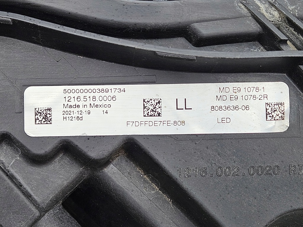 фото №11, Bmw 2 g42 full led shadow czarna лампа