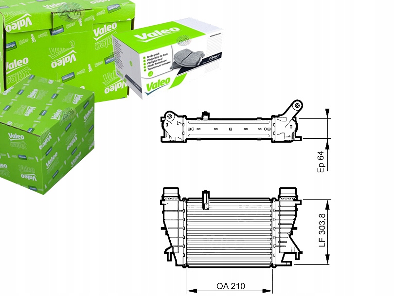 фото №1, Інтеркулер valeo 818251 144618748r
