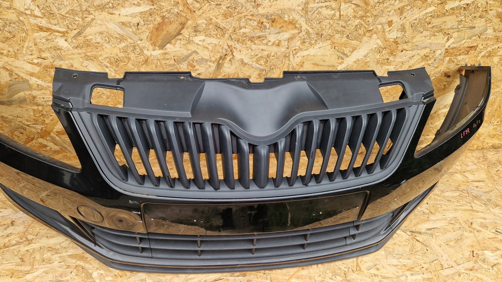 фото №9, Skoda fabia 2 ii roomster бампер перед lift lf9r 1z1z