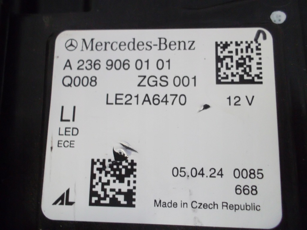 фото №15, Mercedes cle coupe 236 w236 c236 фари лампи digital light повний