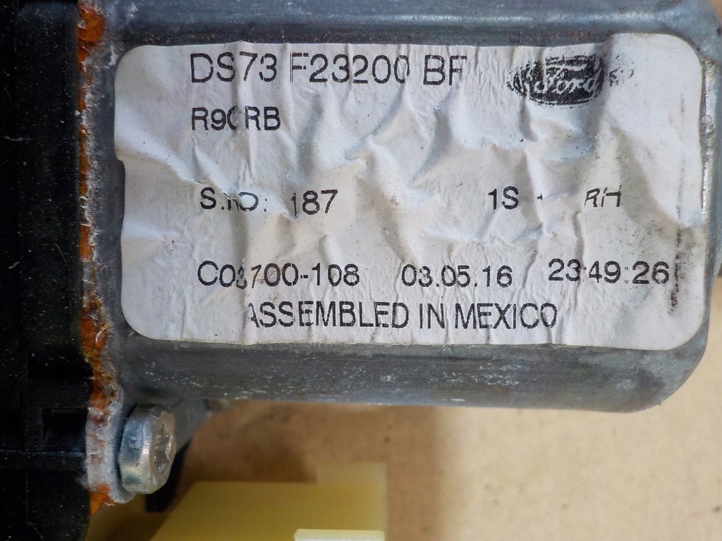 фото №4, Механизм стекло правый перед fusion ii ds73f23200bf