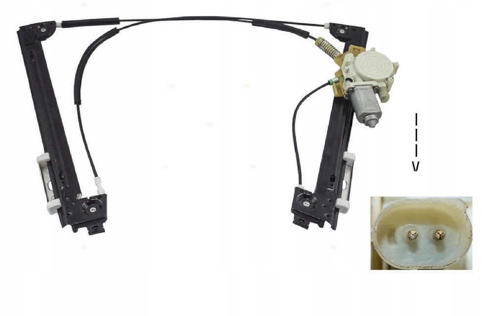 фото №1, Підйомник електричний. двигун p перед mini r50 r52 r53
