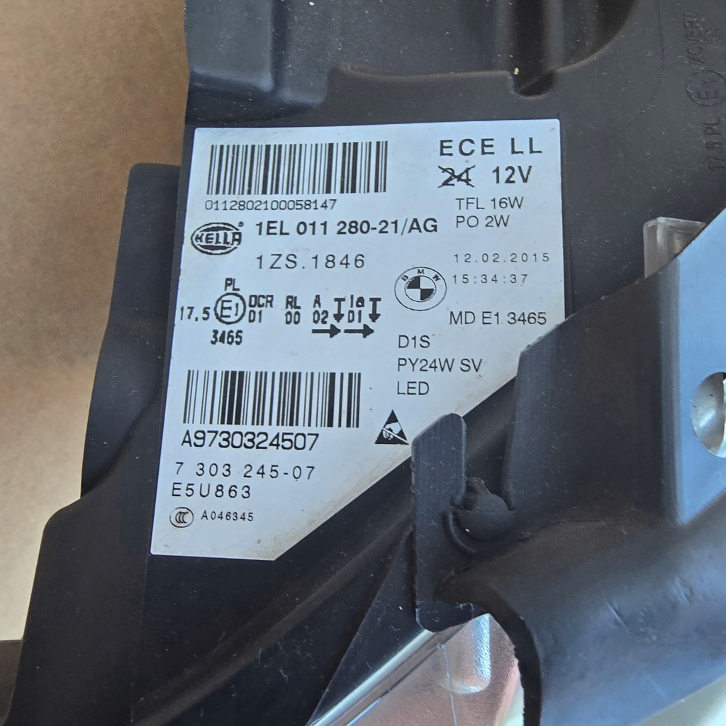 фото №10, Bi-xenon передній лівий правий led bmw z4 e89 lift лампа фара 7303245-07