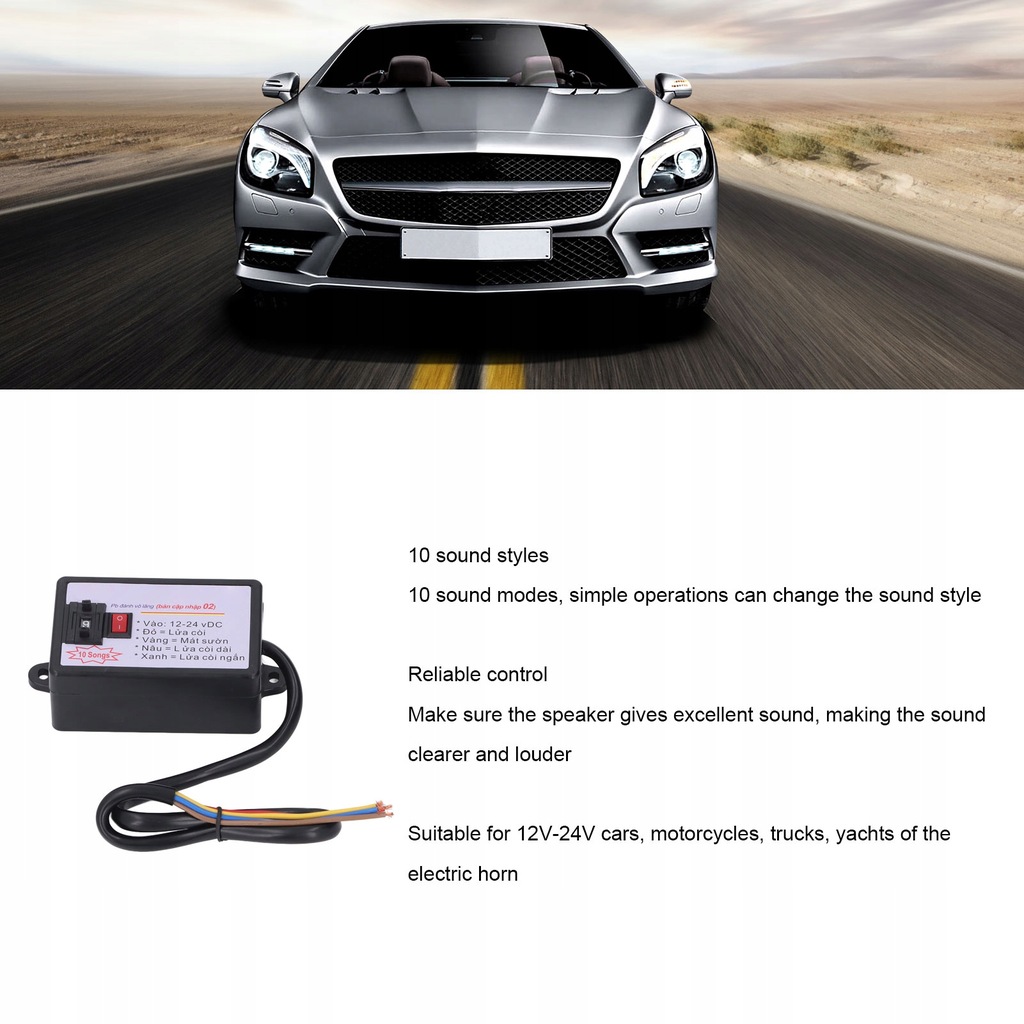 фото №6, Контроллер сигнал автомобильный poprawia качество звука 10 звуковой 7l
