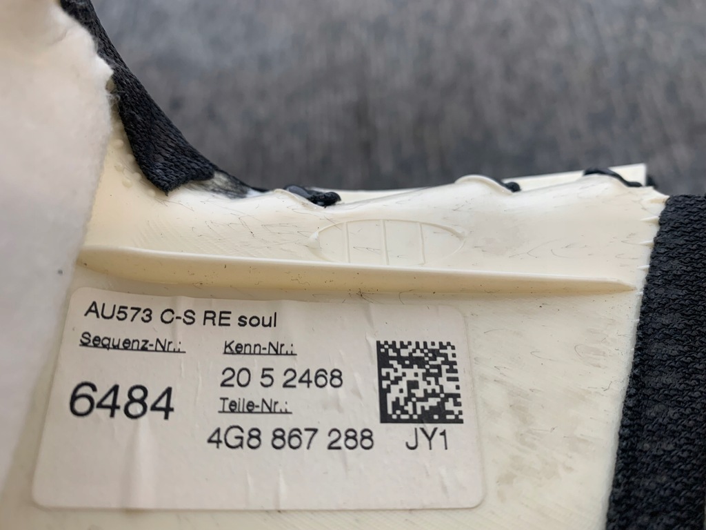 фото №9, Audi a7 c7 s line 2011r защита обшивка стойка c правый задняя задняя оригинал