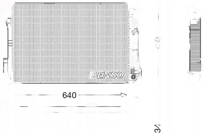 Купить Denso drm17048 радиатор, система охлаждение двигателя