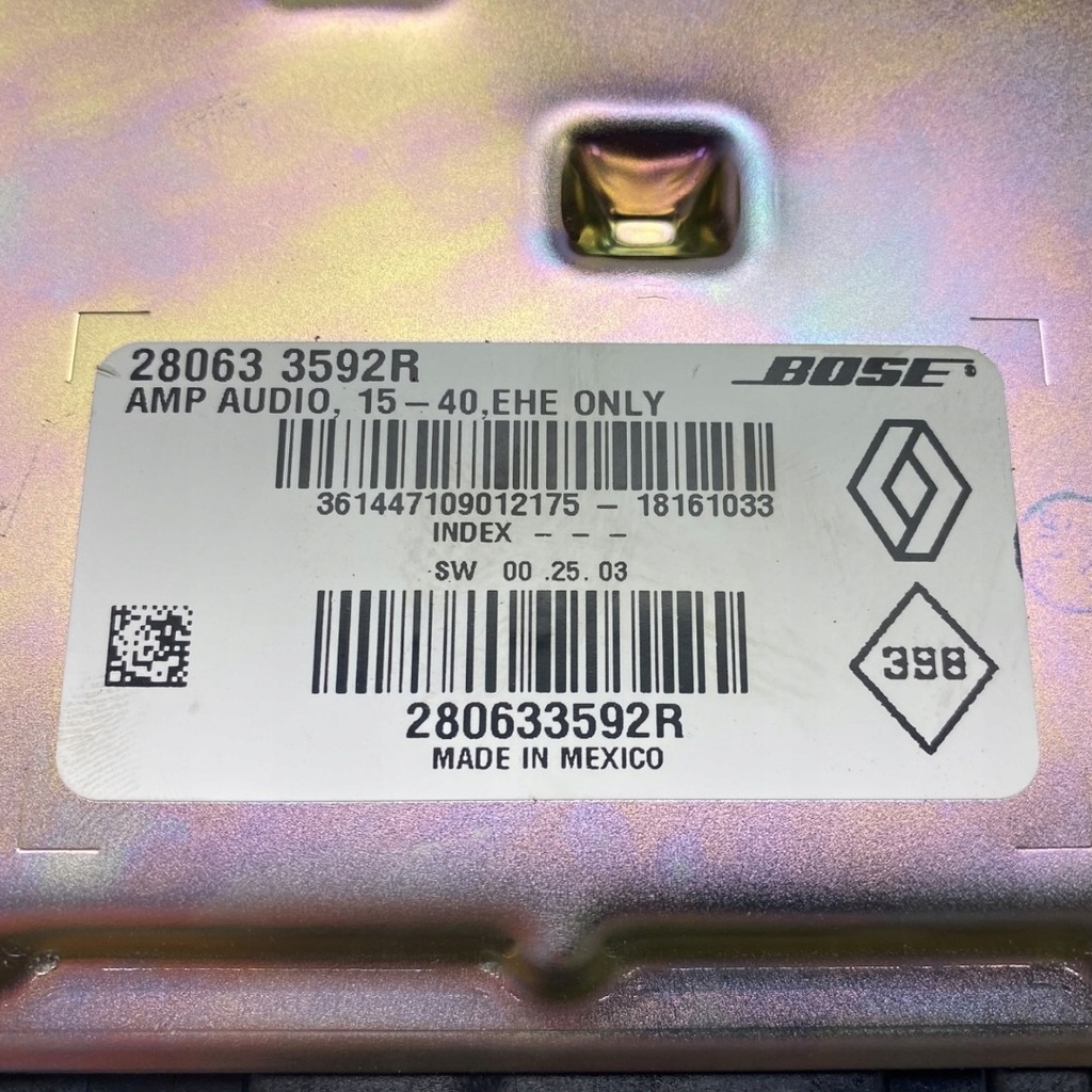 фото №11, Усилитель аудио renault megane iv scenic iv espace v talisman 280633592r