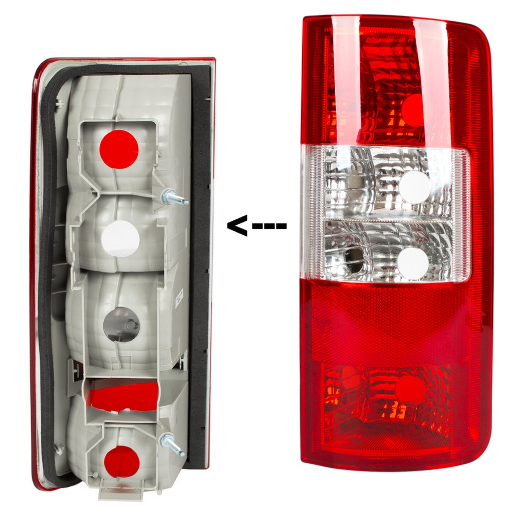 фото №4, Лампа стоп задняя правая ford tourneo connect i 2002-2009