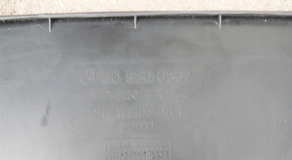 фото №8, Жабо захист механізму mercedes s-klasa w140