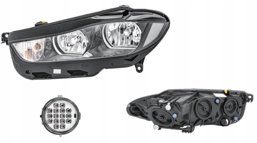 фото №1, Фара лампа левый jaguar xe x760 15- hella