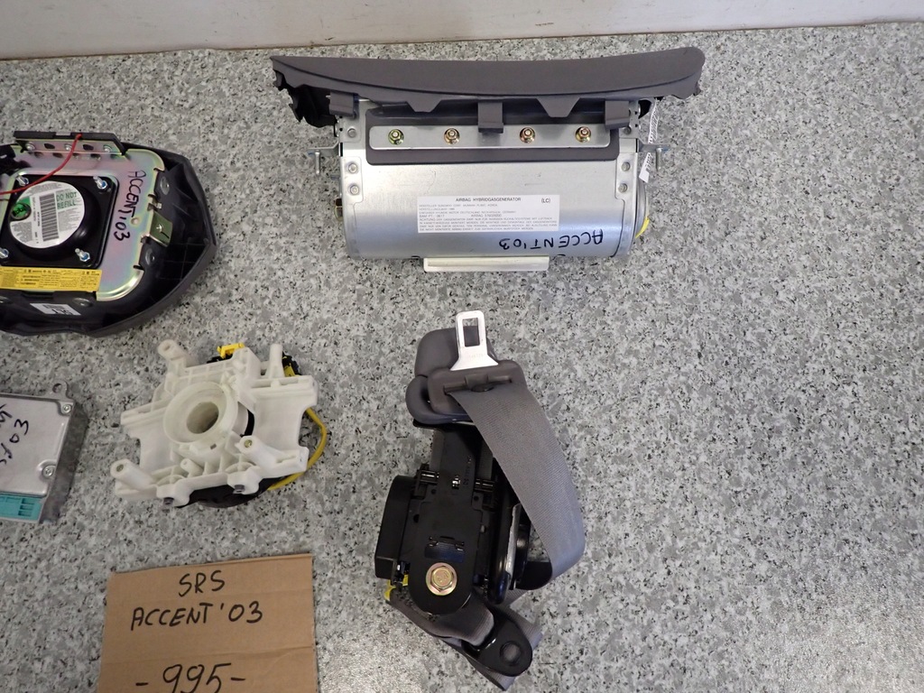 фото №5, Hyundai accent 02-05 подушки безопасности воздушные europa