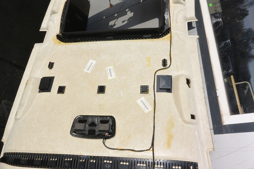 фото №13, Maserati quattroporte потолок czarna alcantara