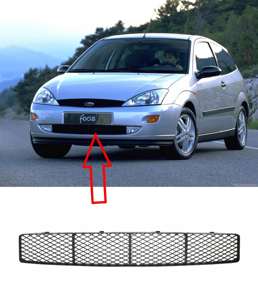 фото №2, Решітка радіатора решітка бампера ford focus mk1