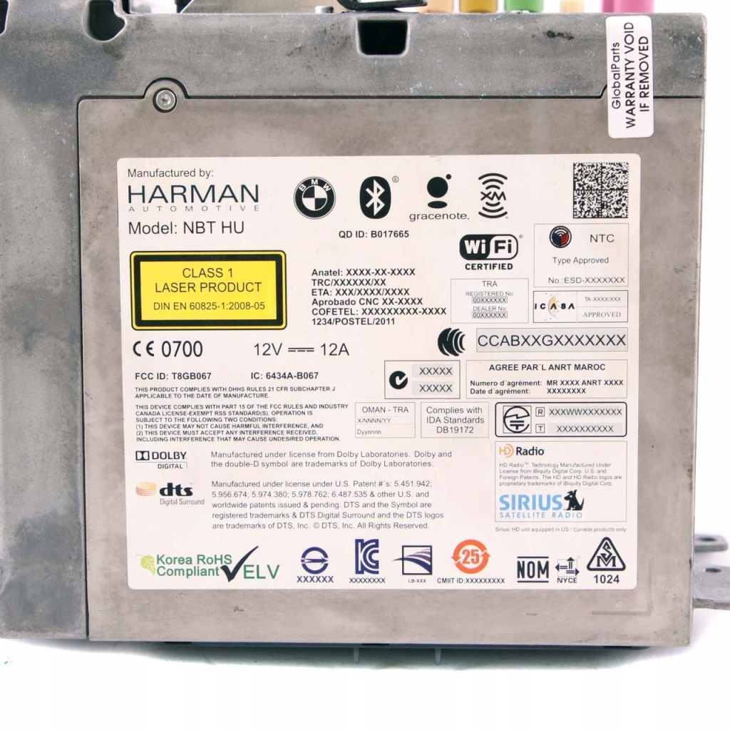 Bmw f10 f20 f22 f30 навигация harman sat nav unit high 9290357 Оригинал